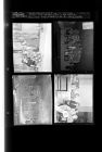 Rotary Club Women; Men in an Office; Girl Scout Troop Presented a Prize for Selling Cookies (4 Negatives) 1950s, undated [Sleeve 41, Folder b, Box 22]